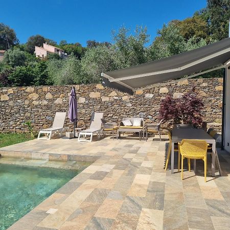 Rez De Villa Avec Piscine Privee, Wifi, Jardin Cloture Penta di Casinca Exterior foto